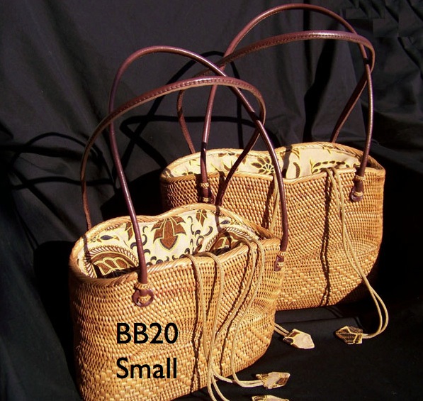 "Oceans Small"-Ocean bag, woven bag, Bali batik bag