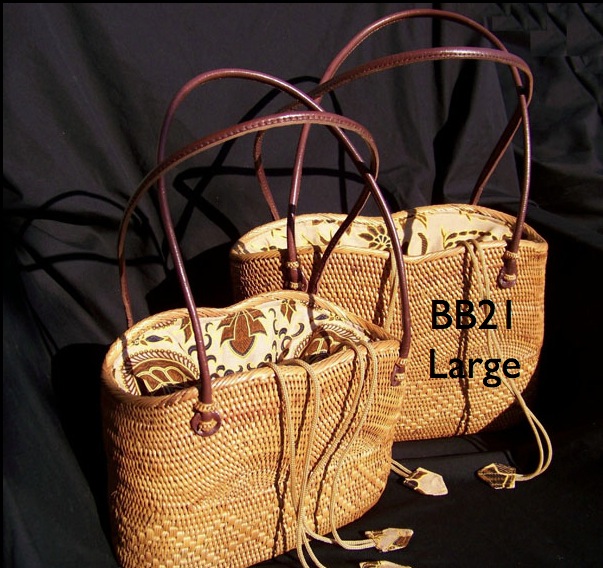 "Oceans Large"-Ocean bag, woven bag, batik bag