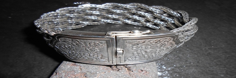 Silver Braid Bracelet-
