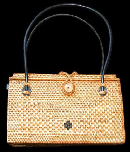 "Sassy" Handbag-Sassy, special occasion, Bali Handbag, Unique straw handbags, Quality handbag